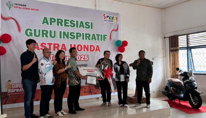 Asmo Sulsel & Yayasan Astra Honda Motor Berikan Apresiasi kepada Guru Inspiratif Nasional Asal Konawe