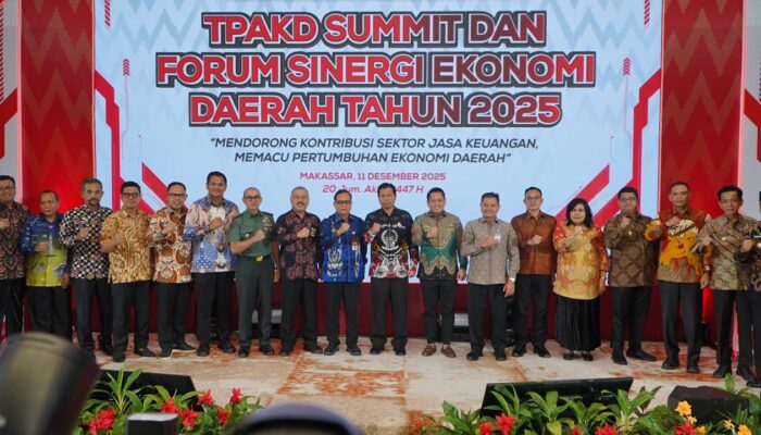 OJK Sulselbar dan Pemprov Sulsel Perkuat Sinergi Akses Keuangan Lewat TPAKD Summit 2025