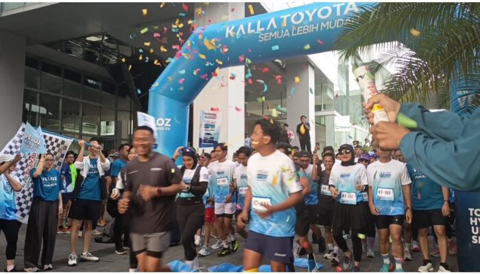 Kalla Toyota Padukan Olahraga dan Edukasi Kendaraan Hybrid Lewat Veloz Hybrid Fun Run 5K