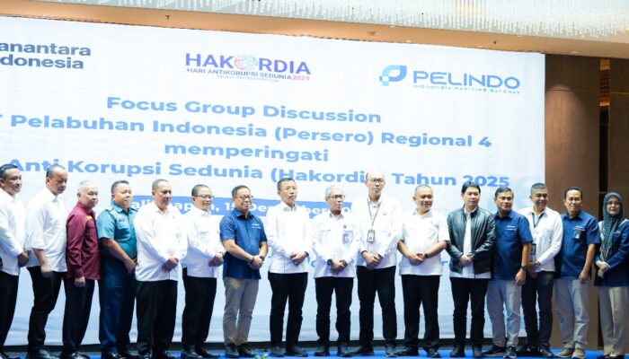 Pelindo Regional 4 Gelar FGD Hakordia 2025, Perkuat Komitmen Pencegahan Korupsi dan Tata Kelola Berintegritas