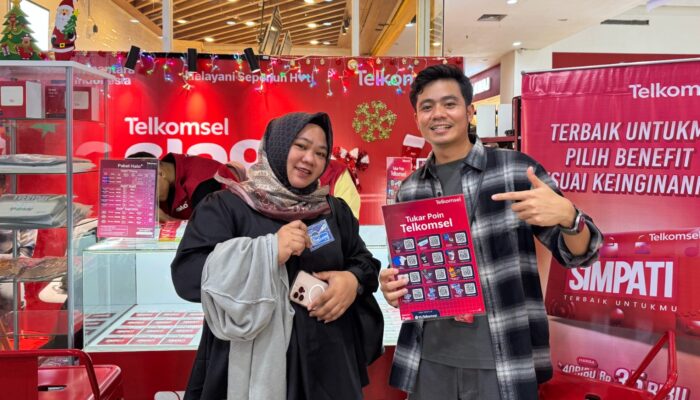 Telkomsel Pamasuka Catat Kenaikan Trafik Data dan SMS Selama Momen Libur Akhir Tahun