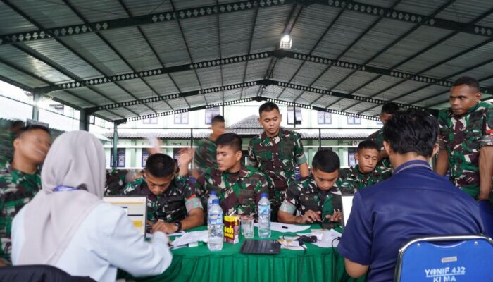 DJP Sulselbartra Dampingi 260 Personel Yonif 432 Kostrad Lapor SPT Tahunan via Coretax