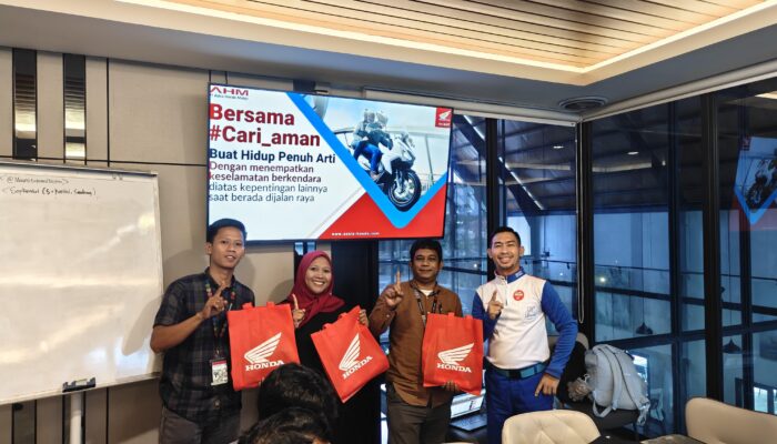 Asmo Sulsel Dorong Kesadaran Safety Riding di Kalangan Sales Force Honda Sultra