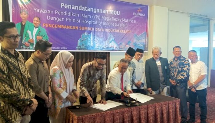 PHI dan YPI Mega Rezky Teken Kerja Sama Pengembangan SDM Hospitality di Makassar