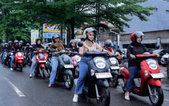 Asmo Sulsel Gelar Scoopy Girls Match & Style, Perpaduan Riding Aman dan Ekspresi Gaya Anak Muda Makassar