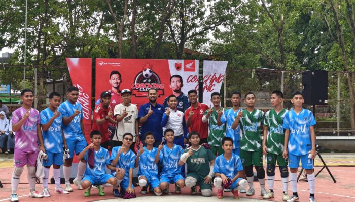 Asmo Sulsel Hadirkan Coaching Clinic PSM, Edukasi Safety Riding, hingga Panggung Bakat di SMAN 21 Makassar