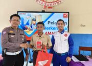 Asmo Sulsel dan Polres Gowa Edukasi Pelajar SMPN 5 Gowa, Tanamkan Kesadaran Berkendara Sejak Dini