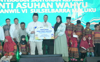Pegadaian Kanwil VI SulselBarRa Maluku Santuni Anak Yatim dalam Kegiatan Safari Ramadhan