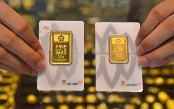 Harga Emas Hari Ini 24 Maret 2026 Turun Tajam, Antam di Rp2,84 Juta per Gram