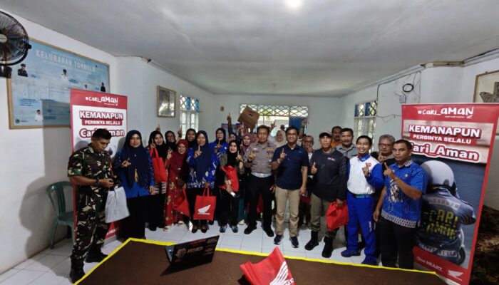 Tekan Angka Kecelakaan di Gowa, Asmo Sulsel Edukasi Aparat Kelurahan Tombolo soal Safety Riding