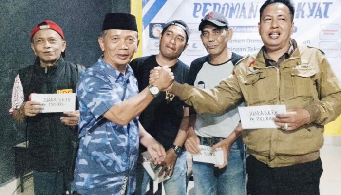 Turnamen Domino Persahabatan Warnai Perayaan HUT ke-79 Pedoman Rakyat