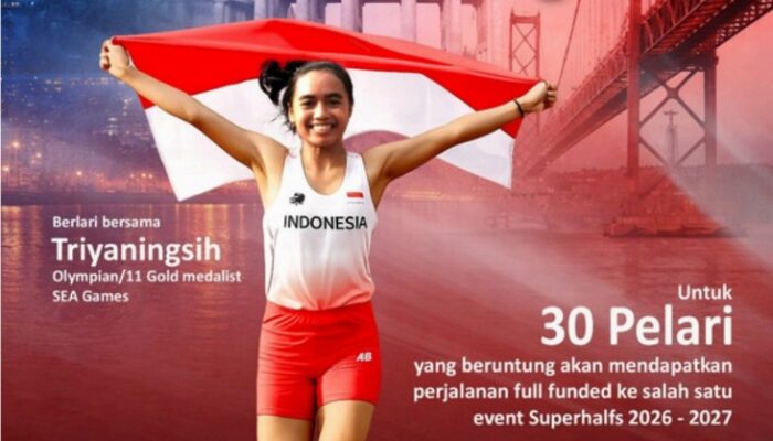 Emados Berangkatkan 30 Pelari Indonesia ke Eropa Lewat SuperHalfs Challenge