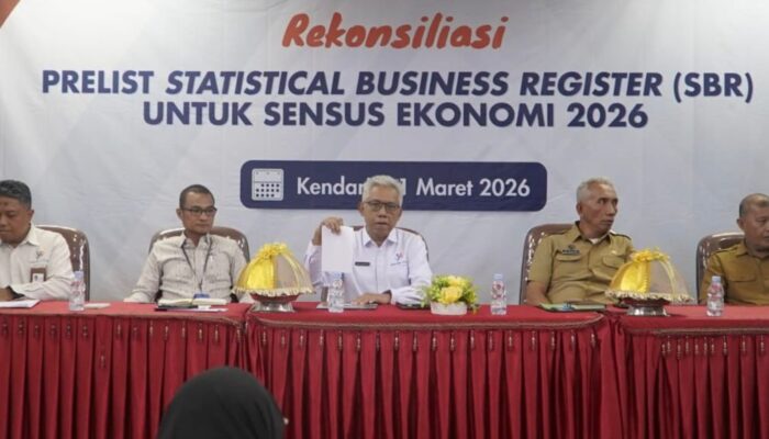 Pajak Kendari dan BPS Sultra Sinkronkan Data Usaha Jelang Sensus Ekonomi 2026
