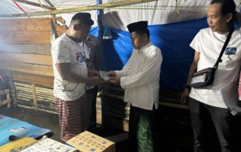 LAZ Hadji Kalla Salurkan Voucher Belanja untuk Korban Kebakaran di Polman