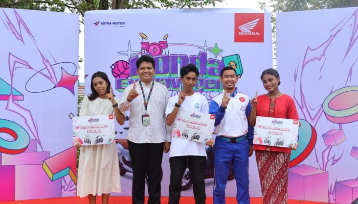 Asmo Sulsel Gelar Honda ExtravagenZ di SMK 6 Ambon, Padukan Edukasi Safety Riding dan Pengembangan Bakat Siswa