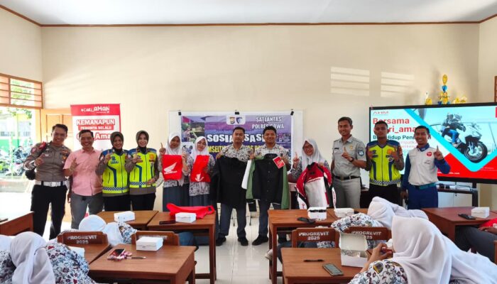 Asmo Sulsel Perkuat Edukasi Safety Riding bagi Siswa SMAN 10 Gowa Bersama Polres Gowa dan Jasa Raharja