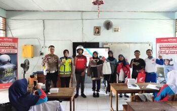 Asmo Sulsel Edukasi Safety Riding Siswa SMAN 8 Gowa, Tekankan Pentingnya Fokus dan Perlengkapan Berkendara