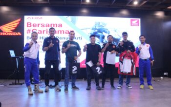 Asmo Sulsel Rayakan Sewindu HPCI Makassar Lewat Aksi Sosial dan Edukasi Safety Riding