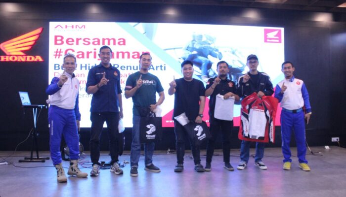 Asmo Sulsel Rayakan Sewindu HPCI Makassar Lewat Aksi Sosial dan Edukasi Safety Riding