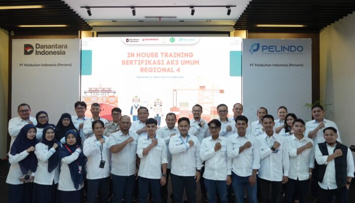 Pelindo Regional 4 Perkuat Budaya K3 Lewat Pelatihan dan Sertifikasi Ahli K3 Umum
