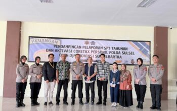 Kolaborasi Polda Sulsel–DJP: Edukasi dan Praktik Langsung Pelaporan SPT Tahunan