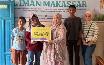 GMTD Salurkan Donasi ke 5 Panti Asuhan di Tanjung Bunga