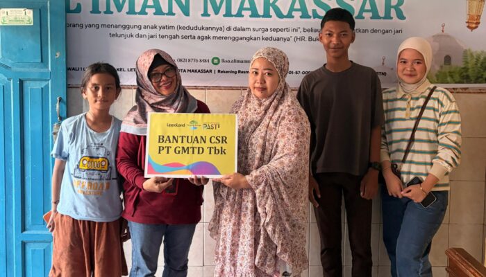 GMTD Salurkan Donasi ke 5 Panti Asuhan di Tanjung Bunga