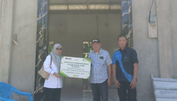 Pegadaian Dukung Pembangunan Masjid Nurul Yaqin, Percepat Fasilitas Ibadah Warga