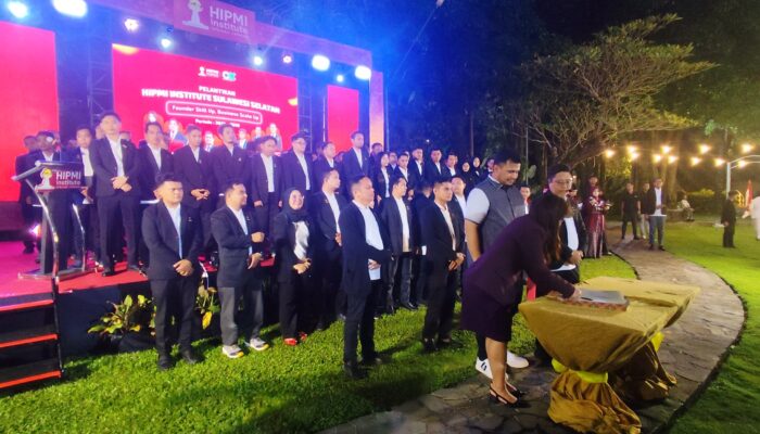 Resmi Dilantik, HIPMI Institute Sulsel Siapkan Founder Muda Naik Kelas