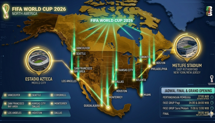 Catat, Ini Jadwal Pertandingan Piala Dunia 2026 Pekan Pembuka