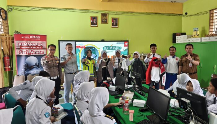 Kolaborasi Asmo Sulsel, Polres Gowa, dan Jasa Raharja Tingkatkan Literasi Safety Riding Pelajar
