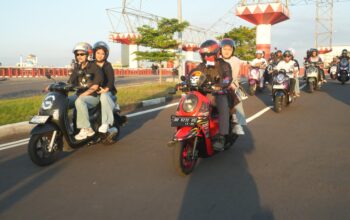 Riding, Kreativitas, dan Kebersamaan Jadi Warna Scoopy Riding Asmo Sulsel di Makassar
