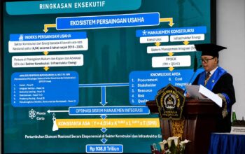 Dikukuhkan Sebagai Profesor, Ketua KPPU Paparkan Strategi Efisiensi Pembangunan Nasional