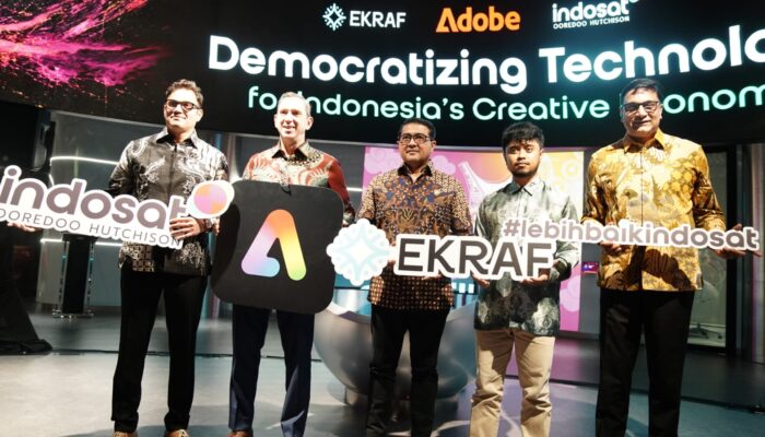 Kolaborasi Kemenekraf, Indosat, dan Adobe Perkuat Ekosistem Kreatif Berbasis AI