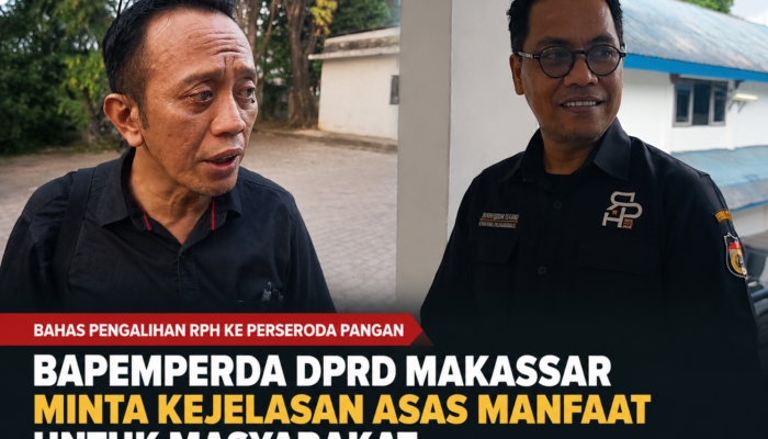 Bahas Pengalihan RPH ke Perseroda Pangan, Bapemperda DPRD Makassar Minta Kejelasan Asas Manfaat untuk Masyarakat