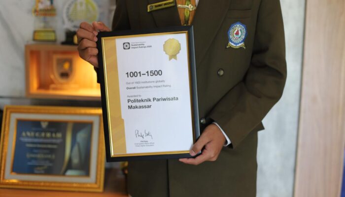 Poltekpar Makassar Catat Prestasi Internasional dalam THE Sustainability Impact Ratings 2026