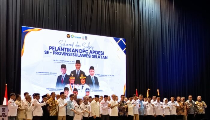 Pelantikan APDESI Sulsel, Zulhas Tegaskan Peran Desa Sukseskan Kopdes dan MBG