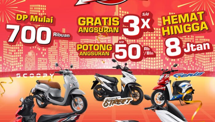 Beli Motor Honda Lebih Ringan Lewat Promo Kicau Honda dari Asmo Sulsel