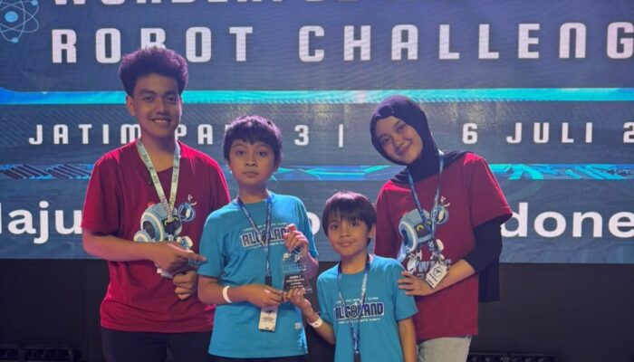 Tim AeroX SD Islam Athirah 2 Bukit Baruga Juara 1 Robotik Nasional WIRC 2026