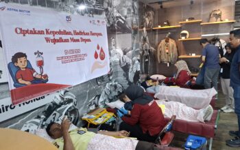 Donor Darah HUT Astra Motor ke-56, Asmo Sulsel Himpun 82 Kantong