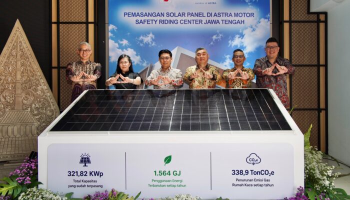 Astra Motor Resmikan Solar PV 40 kWp di Semarang