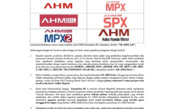 AHM Perkuat Perlindungan Merek Oli Resmi, Konsumen Diimbau Waspada Produk Palsu