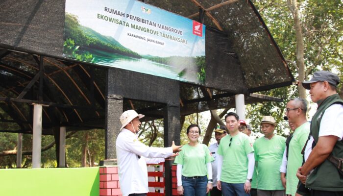 AHM Bangun Rumah Semai Mangrove Demi Lingkungan dan Ekonomi Warga Karawang