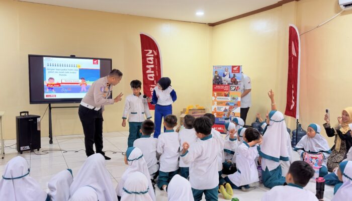 Hari Anak Nasional, AHM Edukasi Ribuan Anak tentang Keselamatan Berlalu Lintas