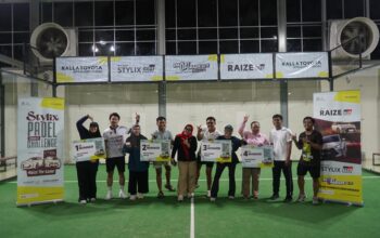 Kalla Toyota Pererat Silaturahmi dengan Komunitas dan Media Makassar Lewat Stylix Padel Challenge Season 2 : Raize The Game