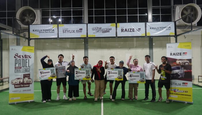 Kalla Toyota Pererat Silaturahmi dengan Komunitas dan Media Makassar Lewat Stylix Padel Challenge Season 2 : Raize The Game