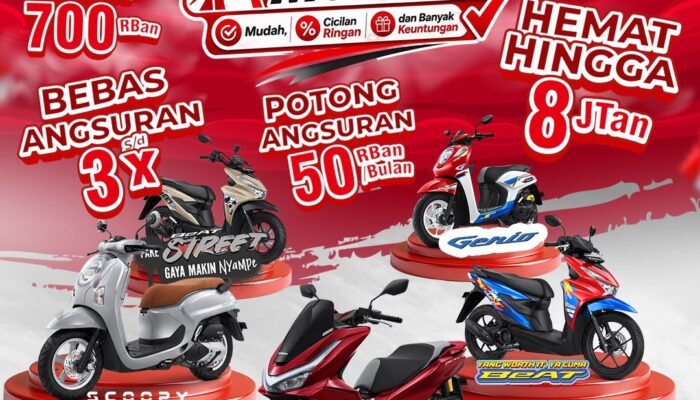 Sambut HUT RI, Asmo Sulsel Tebar Promo Honda Merdeka dengan DP Mulai Rp700 Ribuan