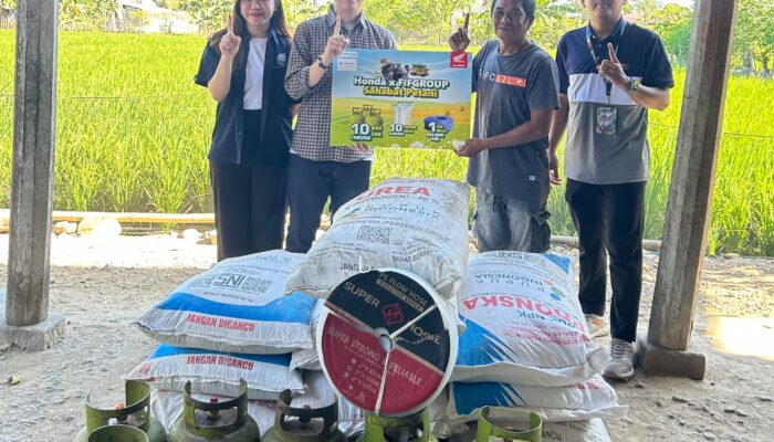 Asmo Sulsel dan FIFGroup Bantu Petani Sidrap Hadapi Kekeringan