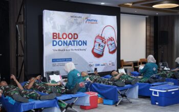 Mercure Makassar Nexa Pettarani Gelar Donor Darah dalam Rangka 7th Anniversary Bertema “Journey of Happiness”