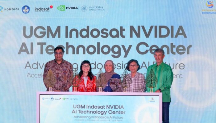 Kemkomdigi, Indosat, NVIDIA, dan UGM Resmikan Pusat Teknologi AI
